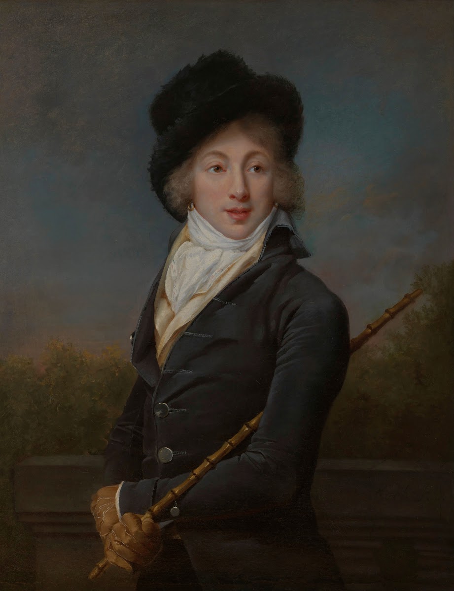 Portrait of Auguste Vestris 1760 1842 French dancer 1793