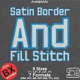 Stitch photo 1 of the Nord-Sud Embroidery Font embroidery design