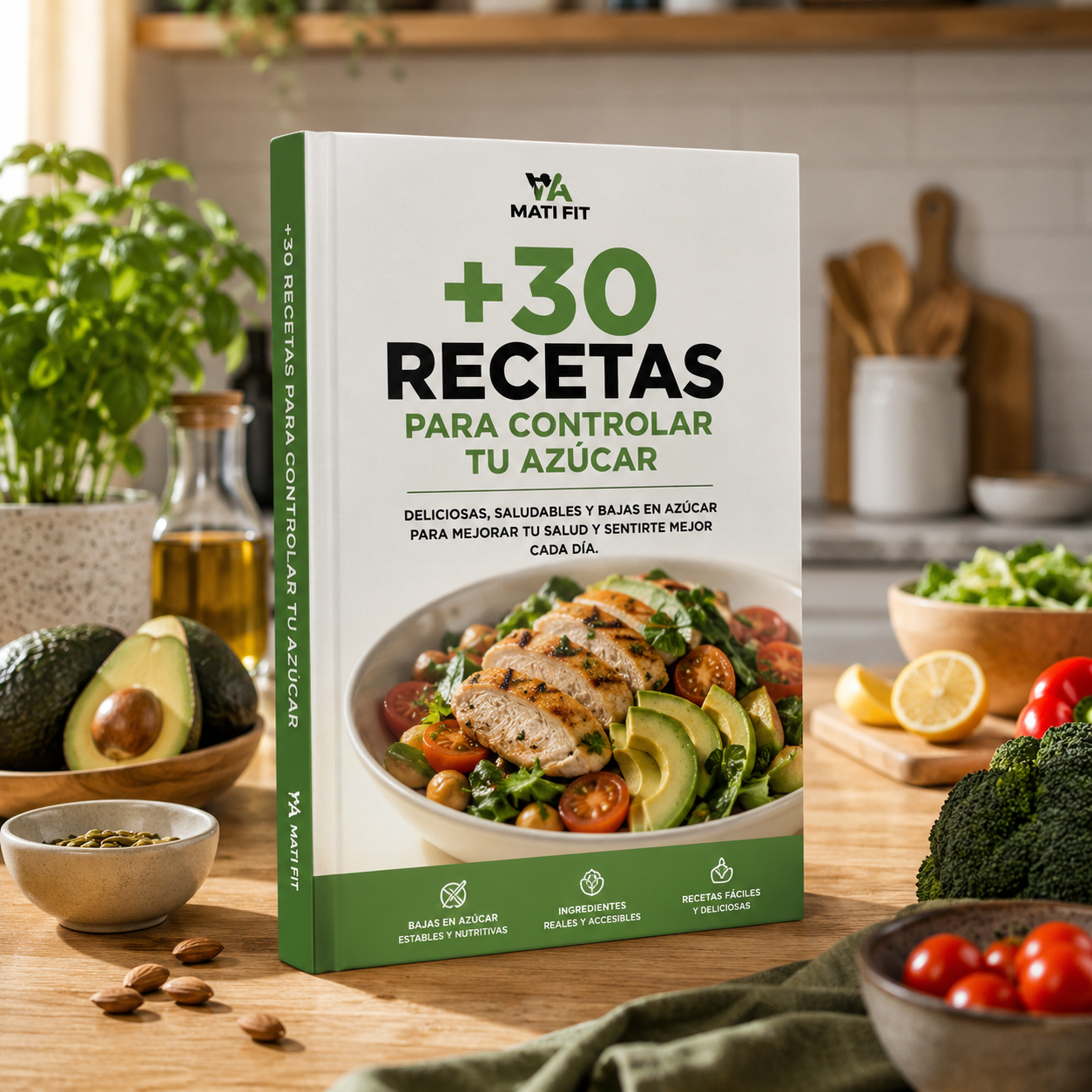 Recetario Ebook Mockup 3D