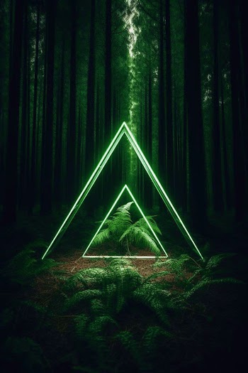 Neon Triangle Picture