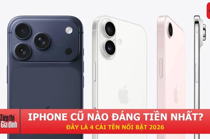 4 mẫu iPhone cũ đáng mua nhất giữa năm 2026 - Tạp chí Tiếp thị &amp; Gia đình