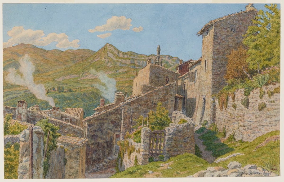 Dans la vieille ville Nyons 1928
