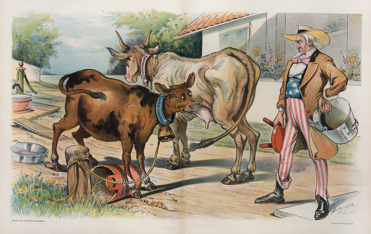 Trying his patience 1897