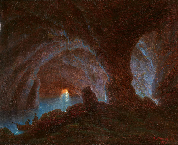 Die Blaue Grotte auf Capri 1870