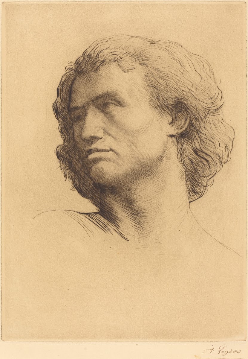 Head of a Man Tete dhomme 1877