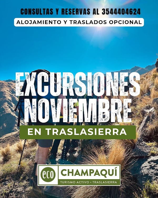 Eco Champaquí: Grilla de Noviembre