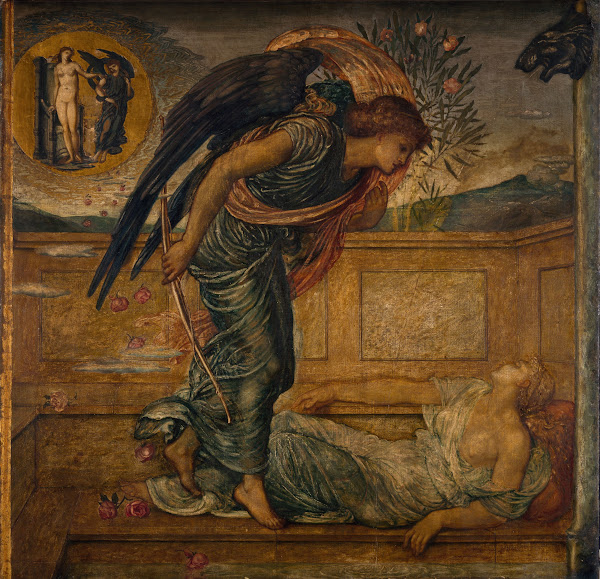 Cupid Finding Psyche Asleep by a Fountain 1881