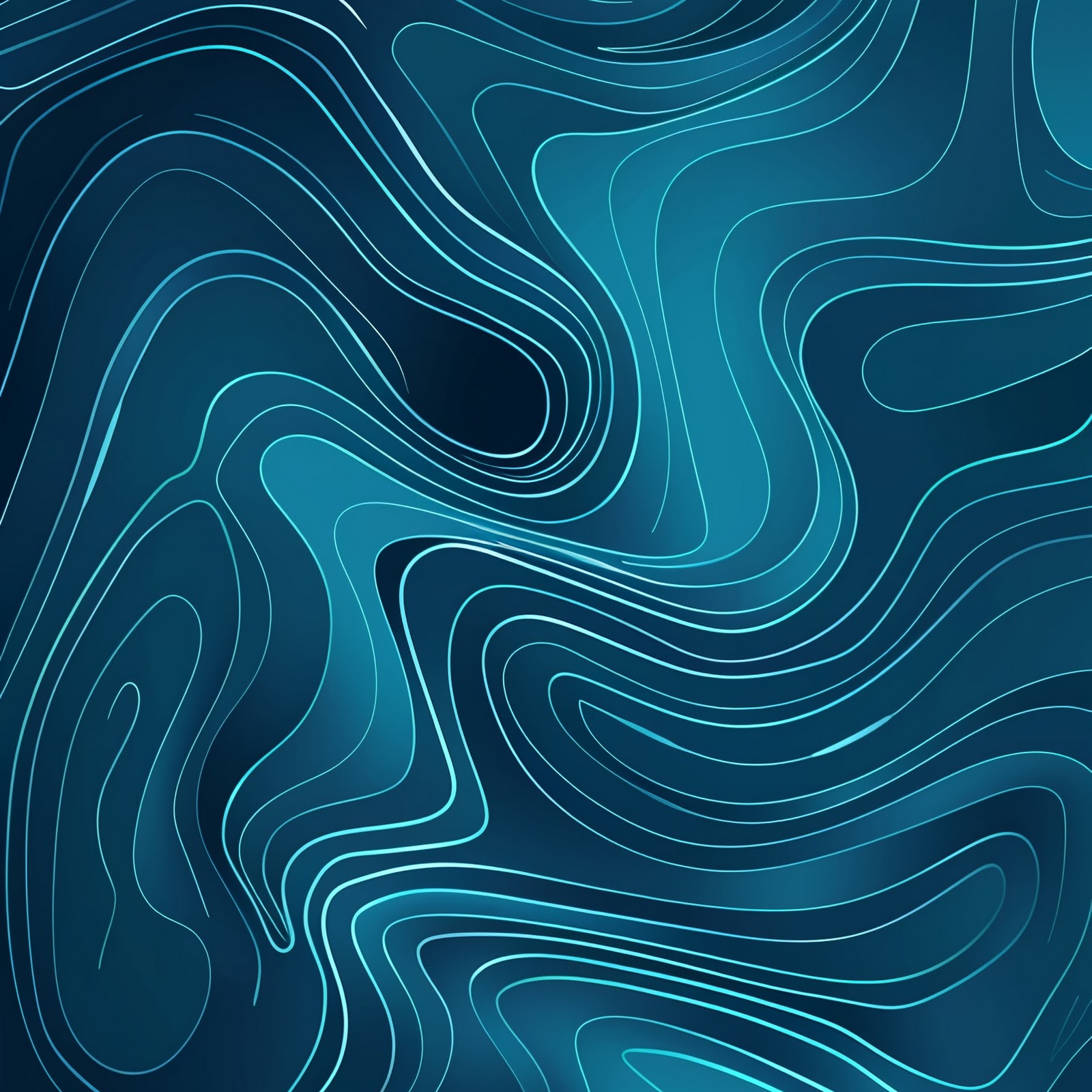 Download Topographic, Contour Lines, Blue Abstract, Gradient 2K iPhone