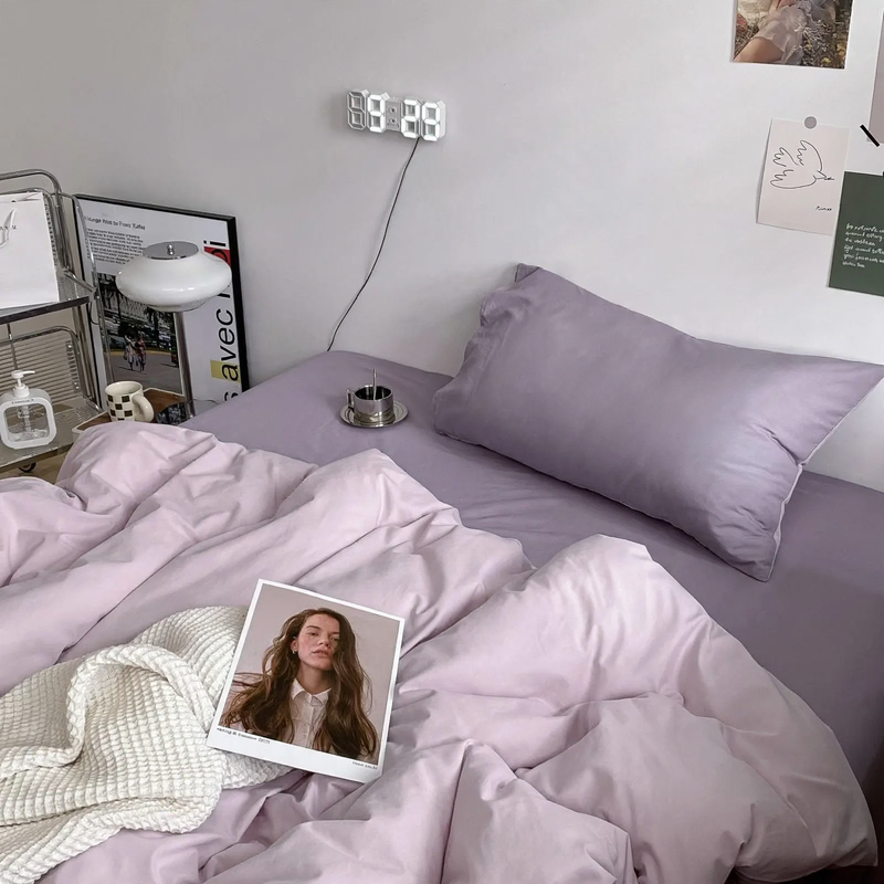 Bedding set made of cotton, soft and breathable
