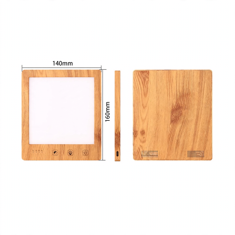 LED Light Therapy Lamp JSK-22 Wood Look, 8W