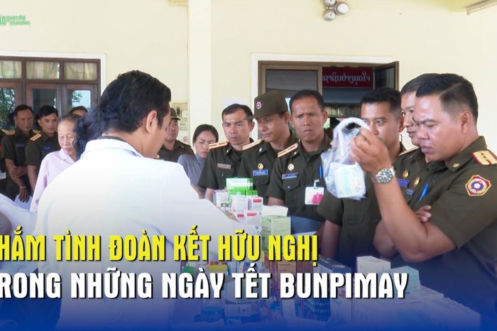 Thắm tình đoàn kết hữu nghị trong những ngày Tết Bunpimay