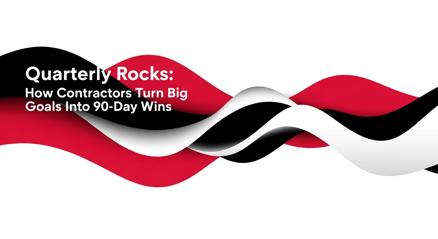 Quarterly Rocks: How Contractors Turn Big Goals Into 90-Day Wins