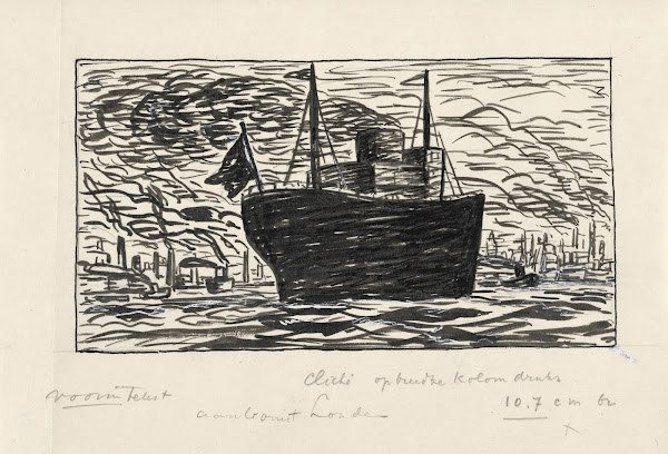 Aankomst in Londen 20th century