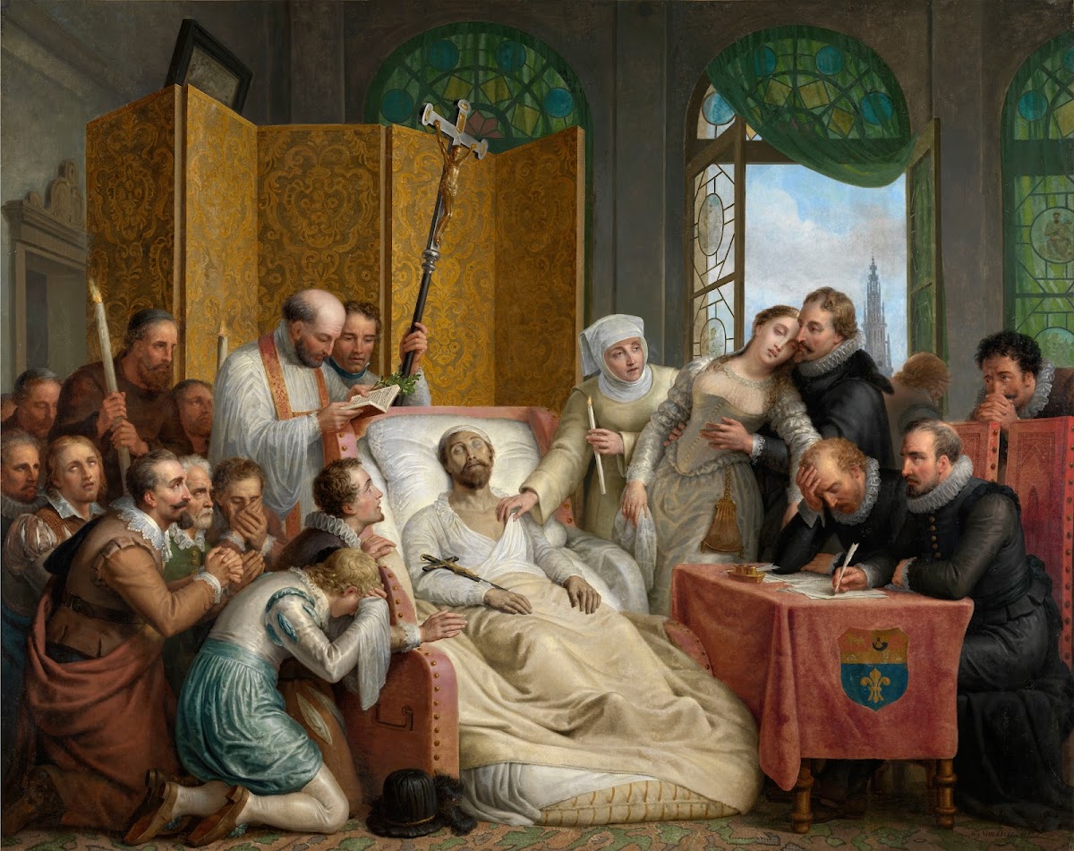 The Death of Peter Paul Rubens 1827