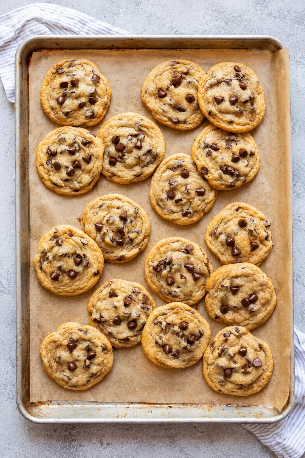 Classic Chewy Brown Butter Chocolate Chip Cookies