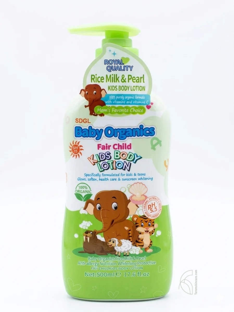 Baby Organics Fair Child Rice Milk & Pearl Kids Body Lotion
