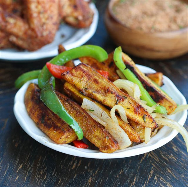 Chuối Xanh Nướng