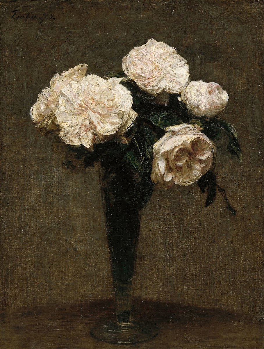 Roses in a Vase 1872