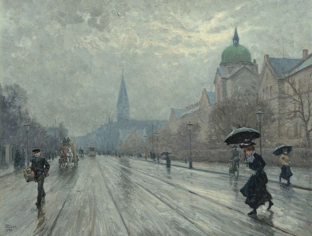 A street scene Copenhagen 1902