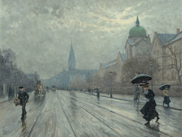 A street scene Copenhagen 1902