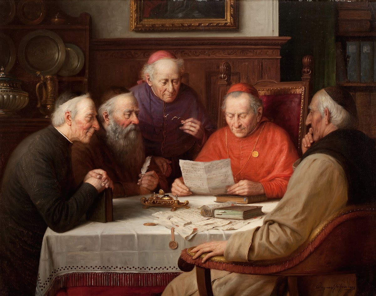 A Meeting of the Cardinals Catholic Clergymen