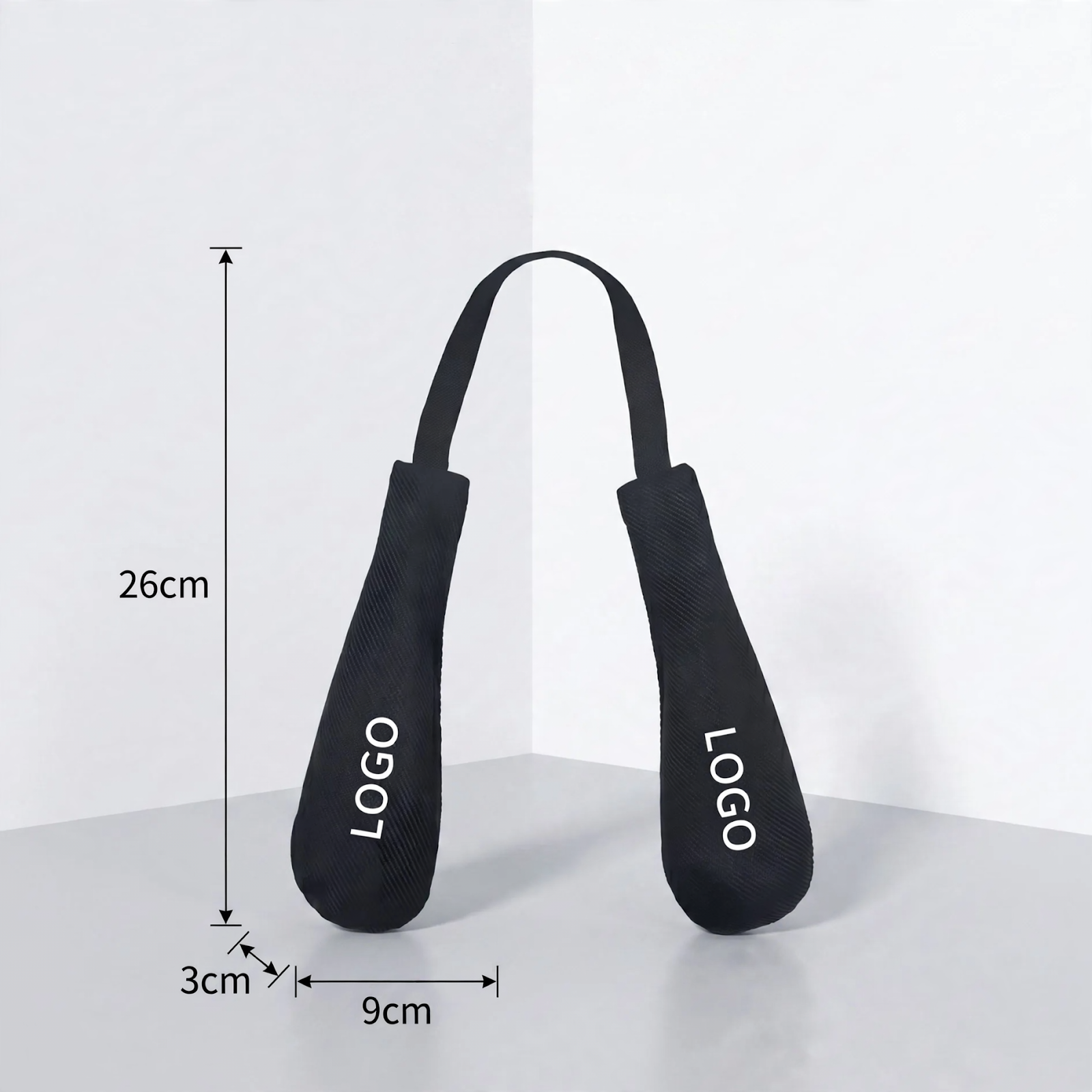 Odor-absorbing activated charcoal bag for sports equipment