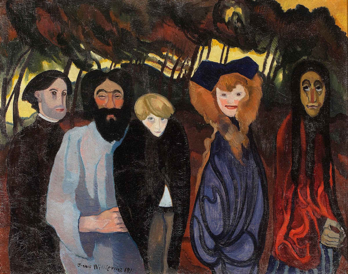 Composition with five figures 1911