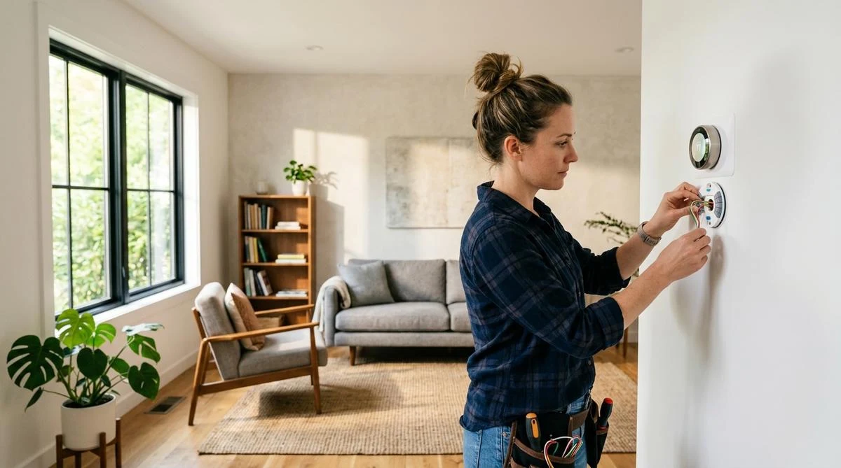 Installing a smart thermostat without C wire - DIY guide