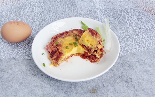Bánh Trứng Chiên Rau Củ