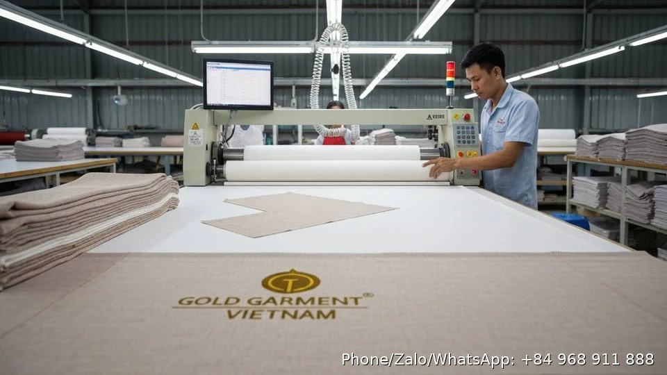 Custom Printed Fabric - Gold Garment Vietnam