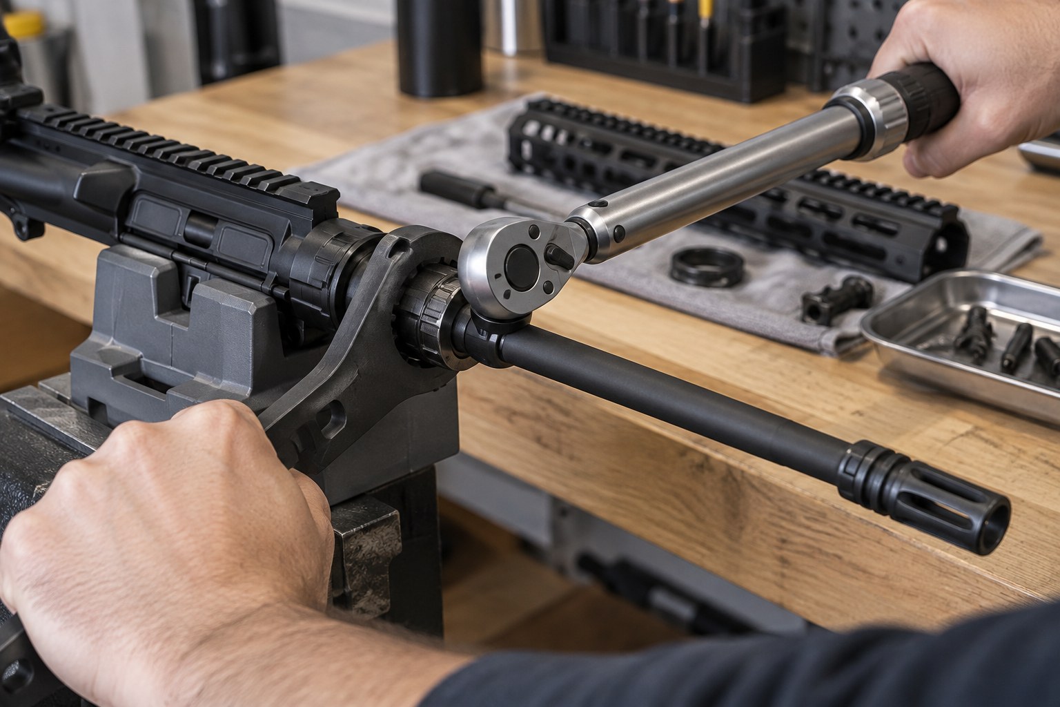 What Is the Correct AR-15 Barrel Nut Torque for a Standard Nut?