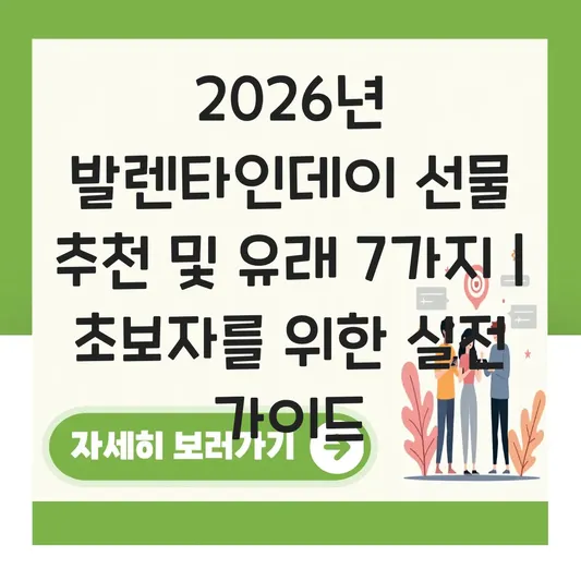 발렌타인데이 선물 추천 및 유래 대표 이미지