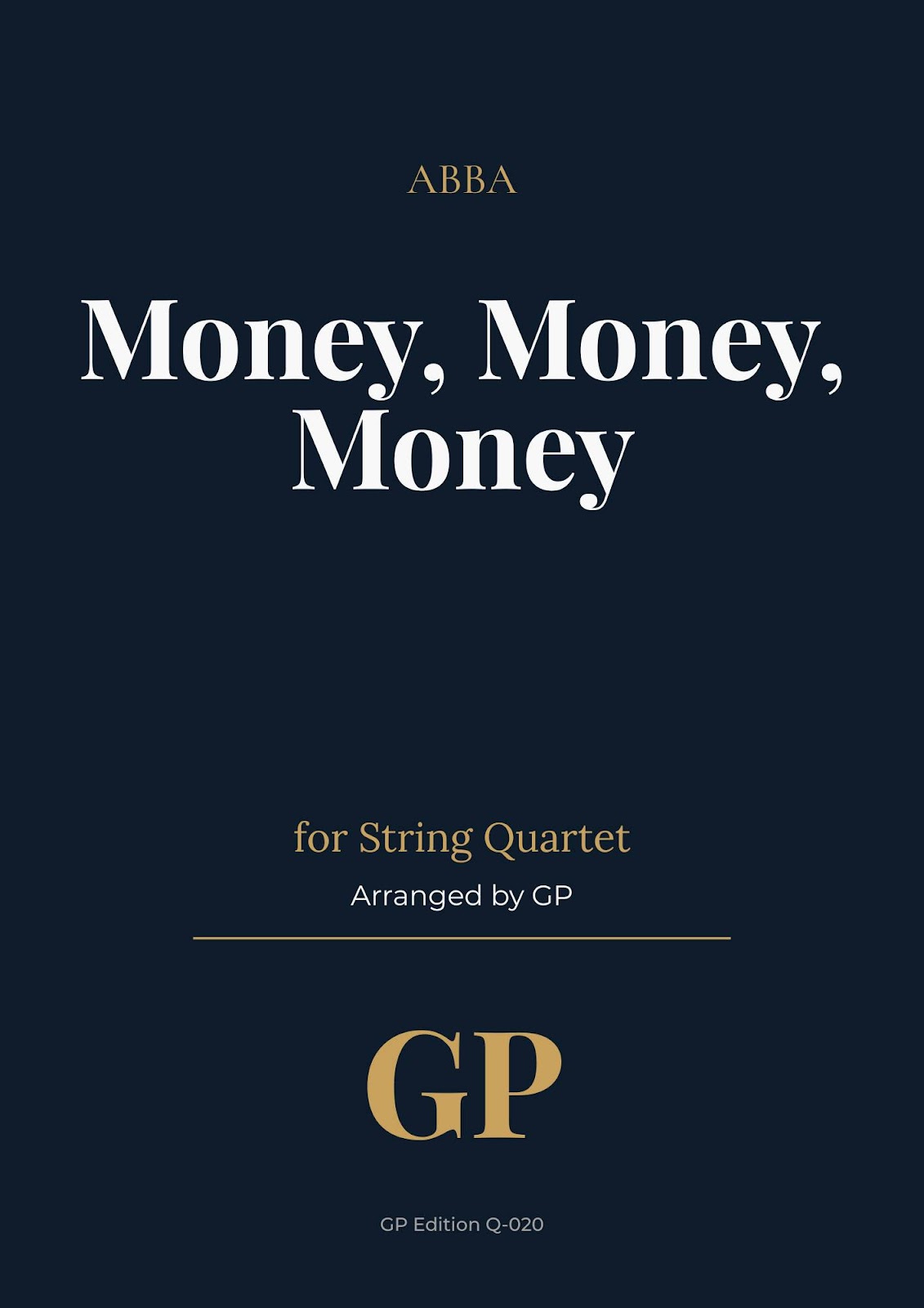 Money, Money, Money – ABBA | String Quartet Sheet Music