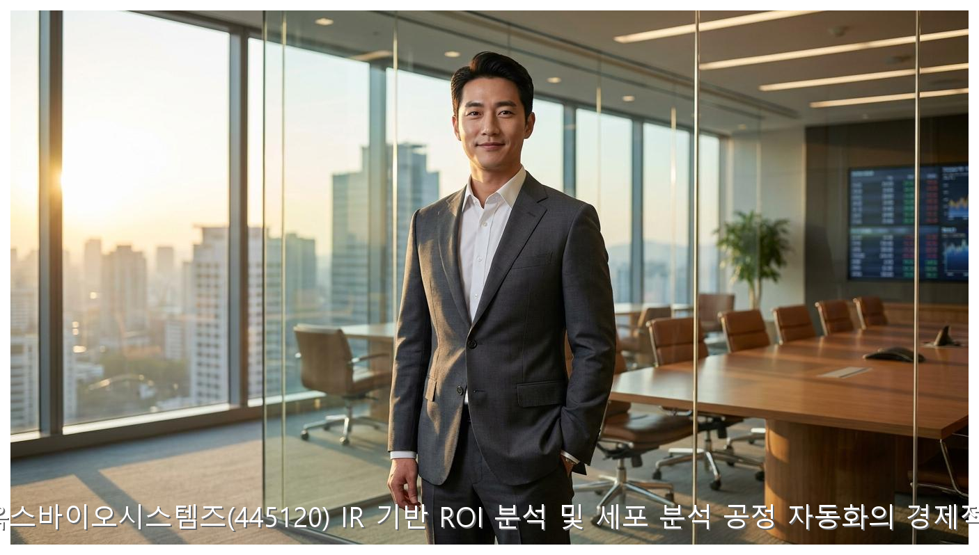 큐리옥스바이오 IR 분석과 ROI 3배 핵심 가치 핵심 안내 및 분석 인포그래픽 (2)