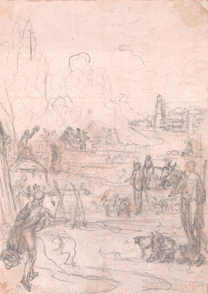 Design for a Frontispiece Allegorical Landscape