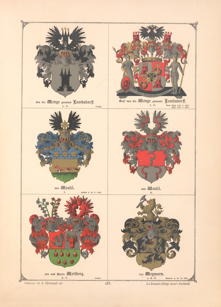 Baltisches Wappenbuch Pl114 1882