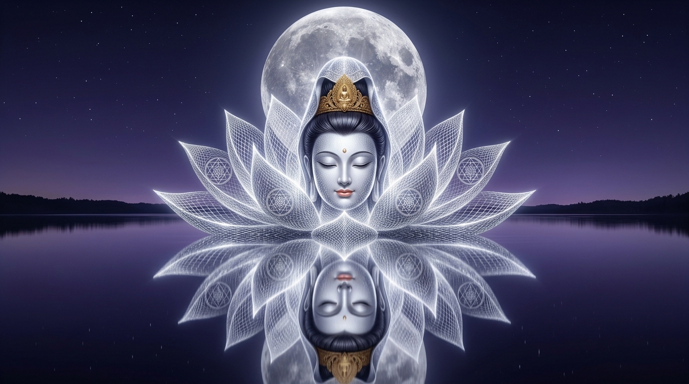 Quan Âm Tọa Liên — Vũ Trụ Thiền