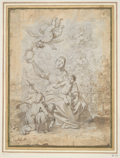Madonna with St John the Baptist andAngel