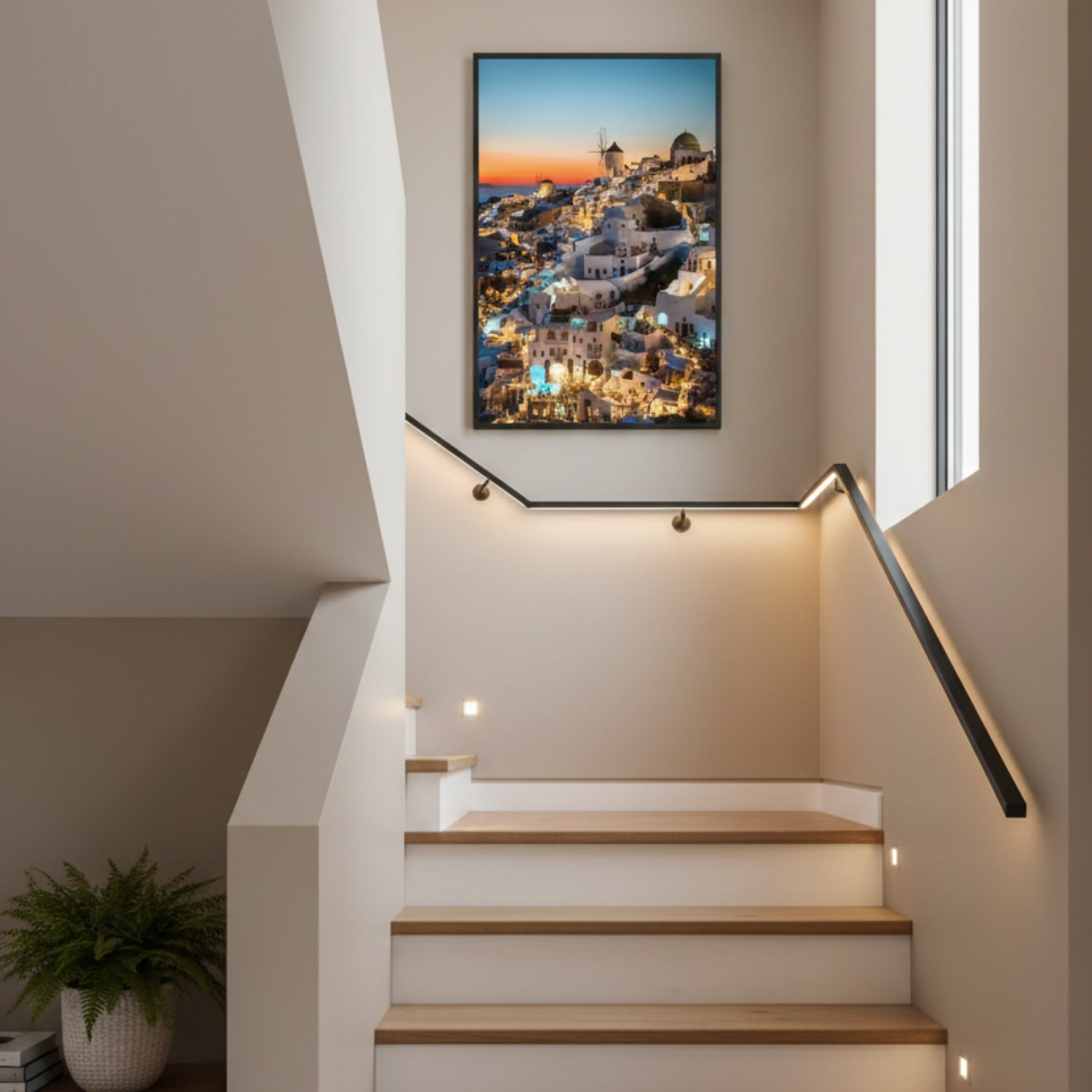 Santorini Sunset: The Golden Hour Over Oia Wall art, travel poster  - Image 4