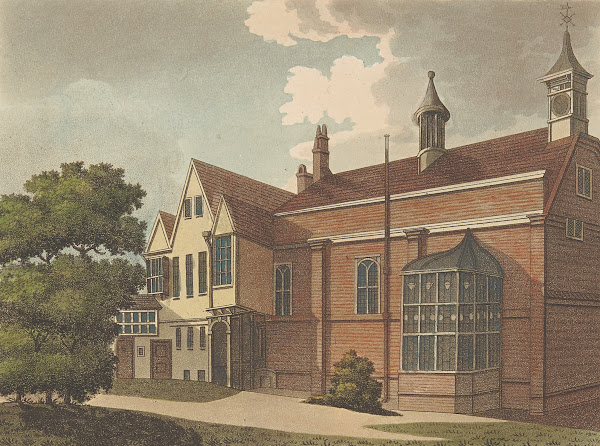 Garden Front of Furnivals Inn 1800
