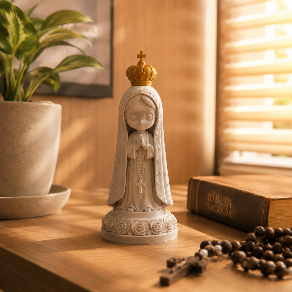 Nossa Senhora de Fátima – Estilo Chibi