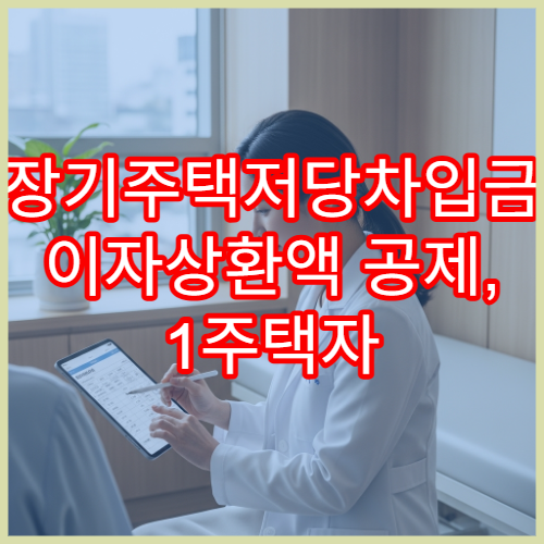 장기주택저당차입금 이자상환액 공제, 1주택자 조건 확인하기