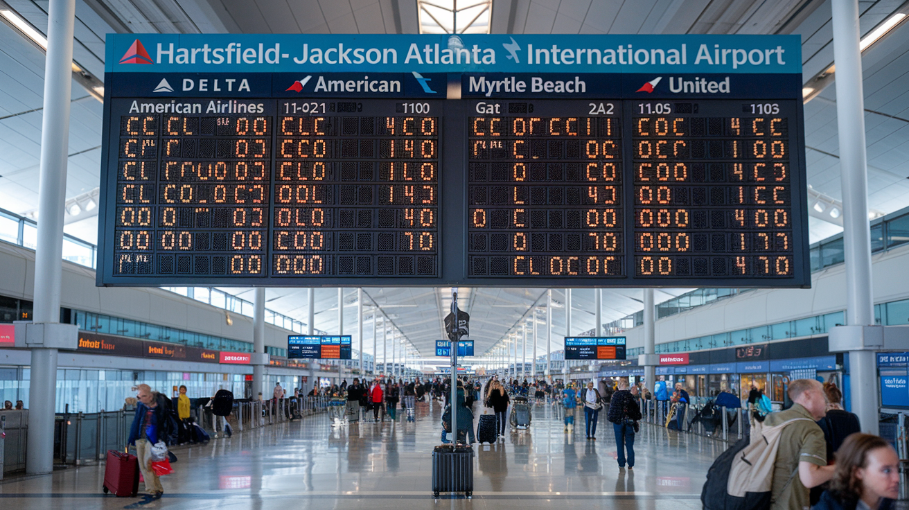 Airlines Flying Atlanta to Myrtle Beach