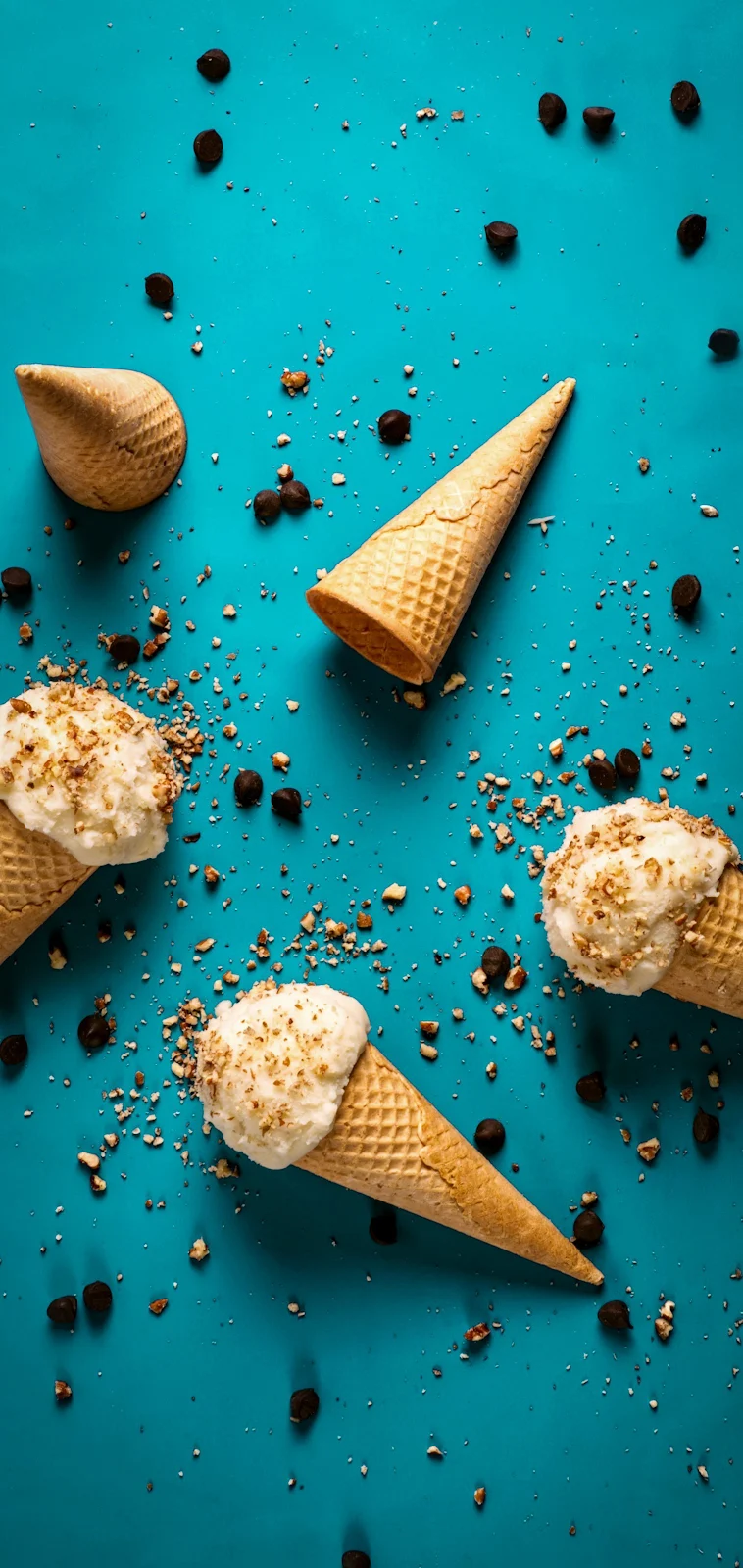 A Cool Ice Cream, Frozen Yoghurt, Custard, Gelato, Cream 2K iPhone Wallpaper for Free Download in High Quality [1515x3200]