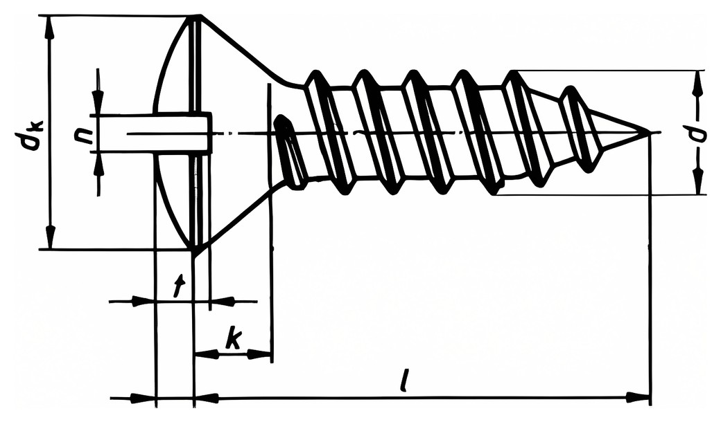DIN 7983 – Technical drawing