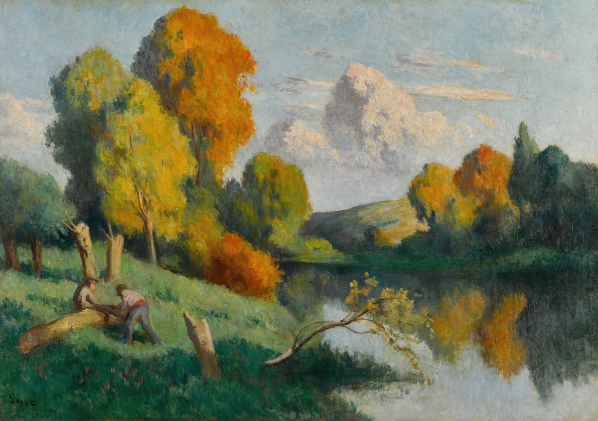 Les scieurs paysage de La Cure