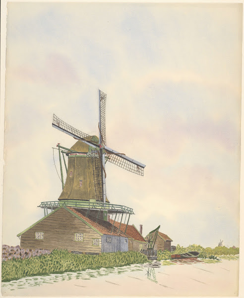 molens molen De Duinjager Oostzijderveld 1930 1940