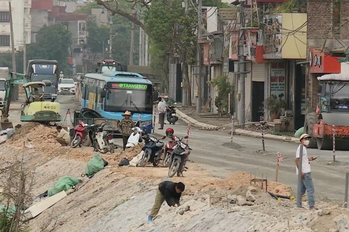 Tháo gỡ khó khăn, đưa dự án đường 428A về đích đúng hẹn - Đài Phát thanh và truyền hình Hà Nội