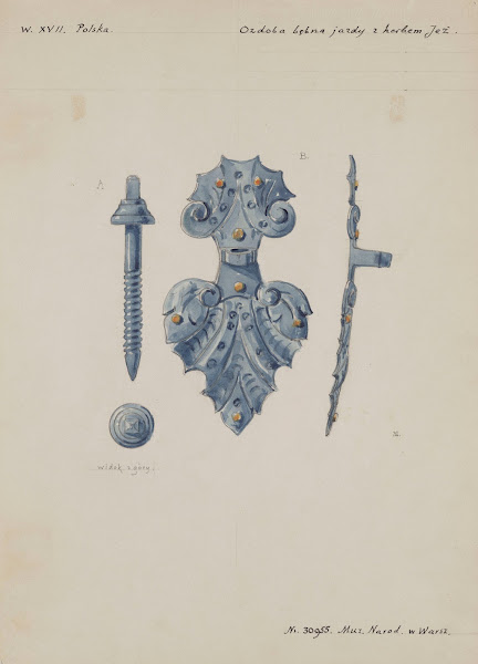 Ornament of the Cavalry Kettle Drum with the Jeż Coat of Arms 1923