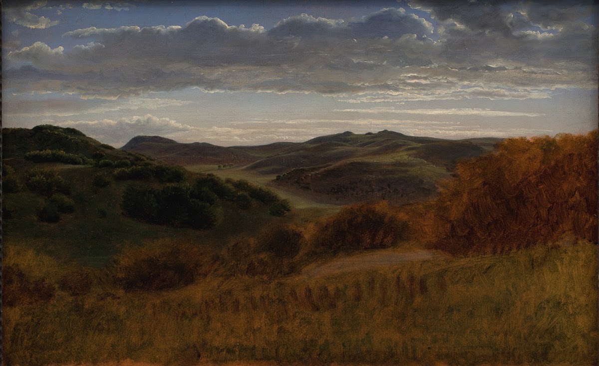 Hills behind the Møen Cliff 1846   1851